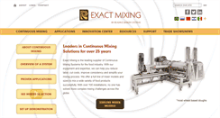 Desktop Screenshot of exactmixing.com